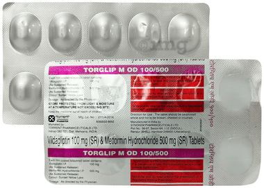 Torglip M OD 500mg/100mg Tablet