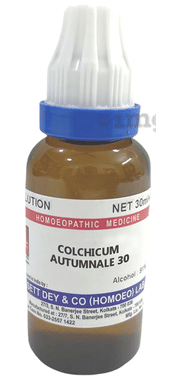Sett Dey Colchicum Autumnale Dilution 30 Sett Dey Colchicum Autumnale Dilution 30