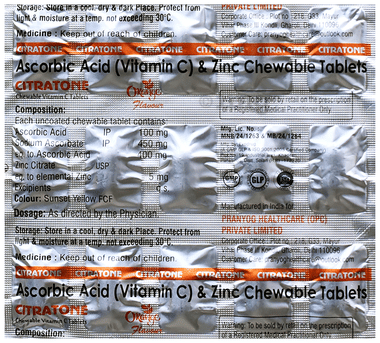 Citratone Chewable Tablet