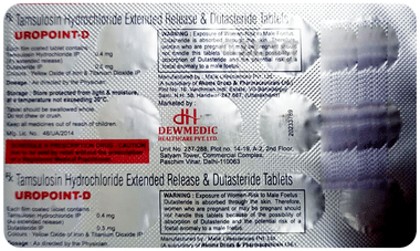 Uropoint D 0.4mg/0.5mg Tablet