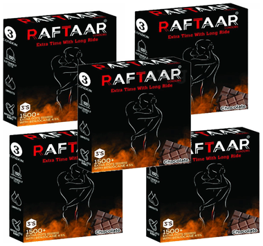 Raftaar Condom (3 Each) Chocolate Raftaar Condom (3 Each) Chocolate