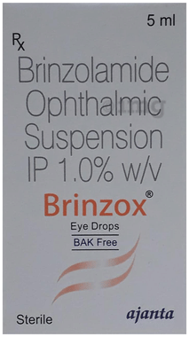 Brinzox Eye Drop BAK Free
