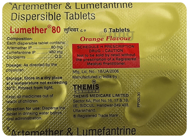 Lumether 80 Tablet Orange