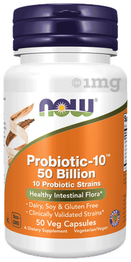 Now Foods Probiotic-10, 50 Billion Veg Capsule