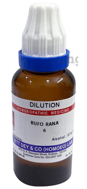 Sett Dey Bufo Rana Dilution 6 Sett Dey Bufo Rana Dilution 6