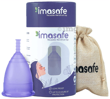 Imasafe Reusable Menstrual Cup Purple Medium