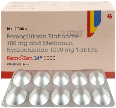 Remo Zen M 100mg/1000mg Tablet