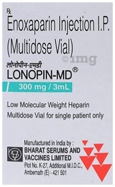 Lonopin Lonopin-MD (Multidose Vial) 300mg/3ml Injection