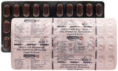 Calcimax Calcium 500 Tablet for Bone Health | Bone, Joint & Muscle Care