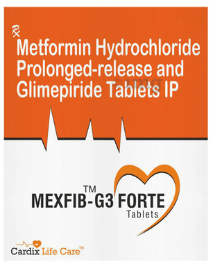 Mexfib G Forte 3mg/1000mg Tablet SR