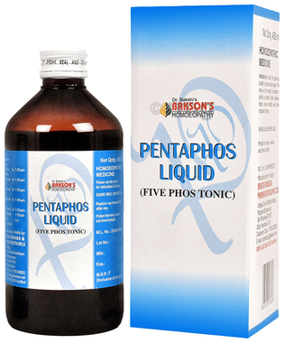 Bakson's Homoeopathy Pentaphos Liquid Five Phos Tonic Bakson's Homoeopathy Pentaphos Liquid Five Phos Tonic