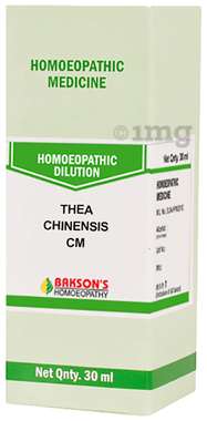 Bakson's Homoeopathy Thea Chinensis Dilution CM