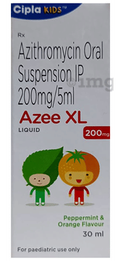 Azee XL 200mg Liquid Peppermint & Orange