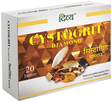 Patanjali Divya Cystogrit Diamond Tablet