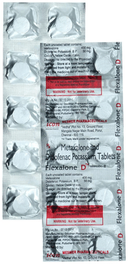 Flexalone D 50mg/400mg Tablet