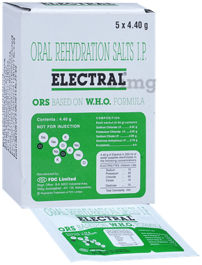 Electral Powder | ORS for Replenishing Body Fluids & Electrolytes | For Stomach Care