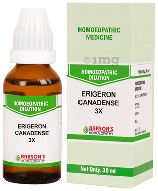 Bakson's Homoeopathy Erigeron Canadense Dilution 3X