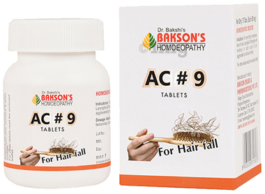 Bakson's Homoeopathy AC#9 Tablet Bakson's Homoeopathy AC#9 Tablet