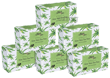 Mirah Belle Aloe Vera Tea Tree Miracle Soap (125gm Each)
