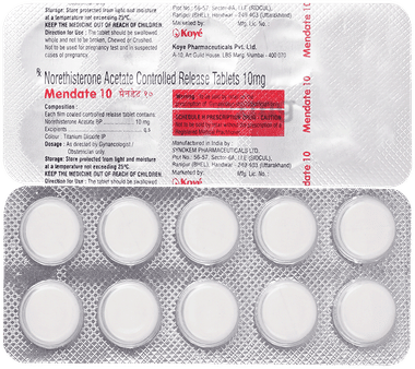 Mendate 10 Tablet CR