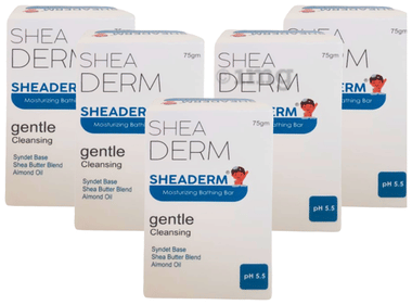 Sheaderm Moisturising Bathing Bar (75gm Each)