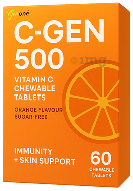 Genone C-GEN 500 Vitamin C Chewable Tablet Orange Sugar Free