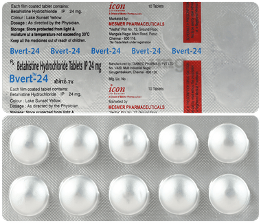 Bvert 24mg Tablet
