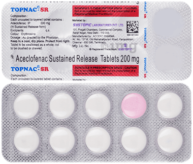 Topnac 200mg Tablet SR