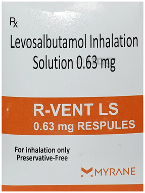 R-Vent LS 0.63mg Respules (2.5ml Each)
