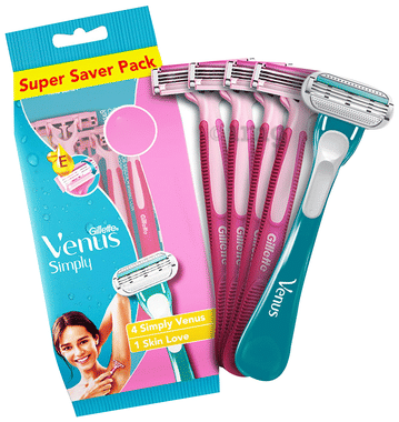 Gillette Venus Simply Razor for Women Buy 4 Get 1 Free