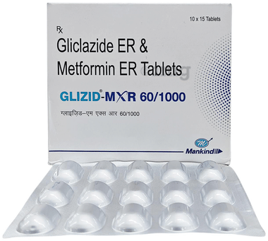 Glizid-M XR  Tablet 60mg/1000mg