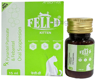 Feli-D Kitten Pet Deworming Oral Suspension