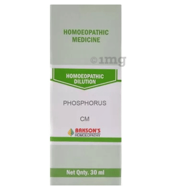 Bakson's Homoeopathy Phosphorus Dilution CM Bakson's Homoeopathy Phosphorus Dilution CM