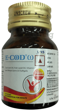E-COD Omega Vitamin E Softgels