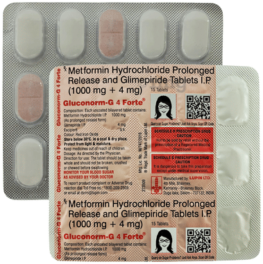 GlUcOnorm-G 4 Forte Tablet PR