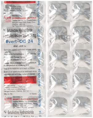 Bvert OD 24mg Tablet CR
