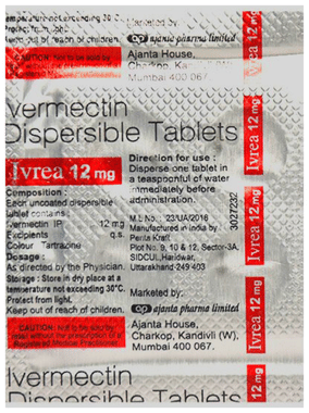 Ivrea 12mg Tablet DT
