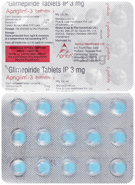 Apriglim 3 Tablet