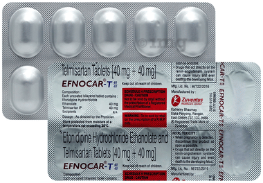 Efnocar T 40mg/40mg Tablet