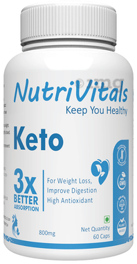 NutriVitals Keto 3X Better Absorption Capsule NutriVitals Keto 3X Better Absorption Capsule