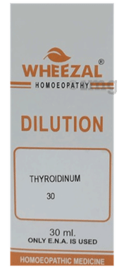 Wheezal Thyroidinum Dilution 30 Wheezal Thyroidinum Dilution 30