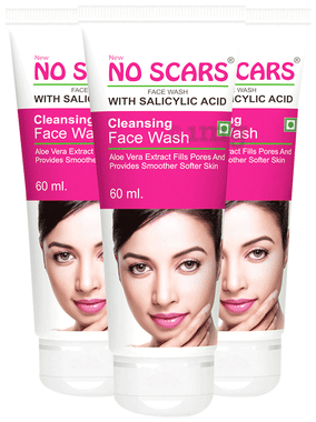 NO Scars with Salicylic Acid Cleansing Face Wash ( 60ml)