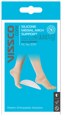 Vissco Core 0737 Silicone Medial Arch Support Beige Universal