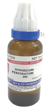 Sett Dey Hypericum Perforatum Dilution 200 Sett Dey Hypericum Perforatum Dilution 200