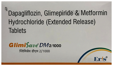 Glimisave DM 10mg/2mg/1000mg Tablet