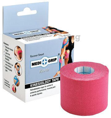 Medigrip Sports Kinesiology Tape 5cm x 5m Pink