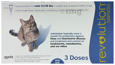 Revolution (Selamectin) Topical Solution for Cats (2ml Each)