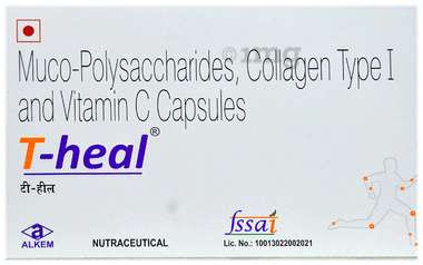 T-Heal Muco-Polysaccharide, Collagen Type I & Vitamin C Capsule | For Pain Relief