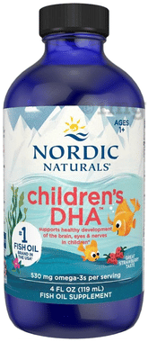 Nordic Naturals Children's DHA with 530mg Omega 3 | For Healthy Brain & Immunity | Flavour Strawberry