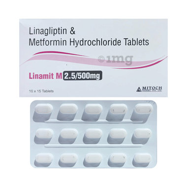 Linamit M 500mg/2.5mg Tablet